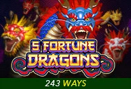 Spadegaming : 5 Fortune Dragons - FOXYBET77